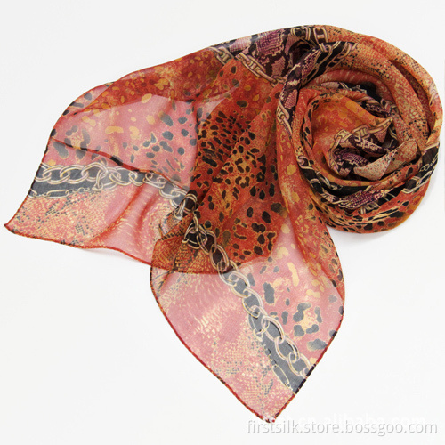 Silk Chiffon Scarf